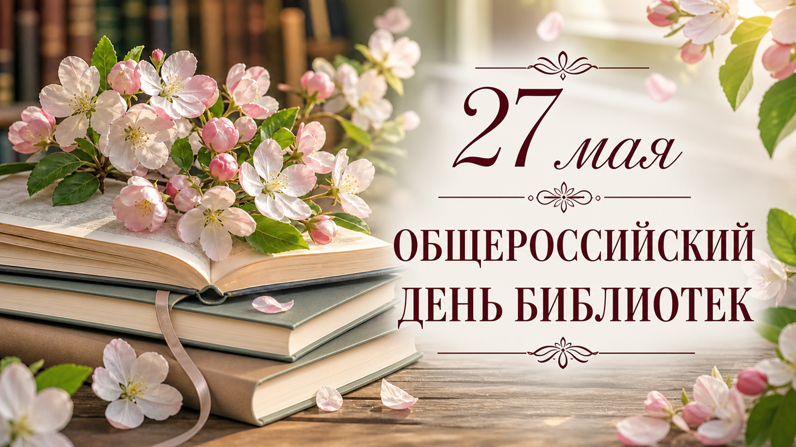 27 мая общероссийский День библиотек